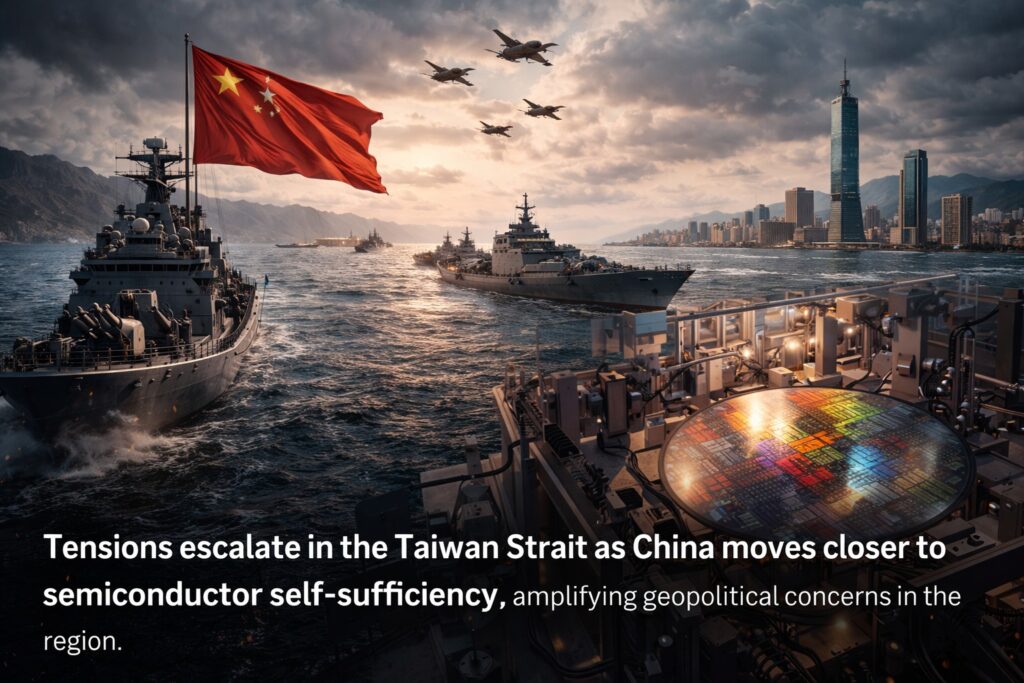 Tensions Escalate in the Taiwan Strait as China Moves Closer to Semiconductor Self-Sufficiency