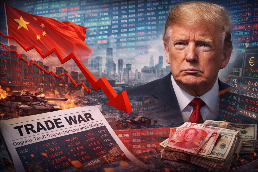 Trump Tariffs Rattle Global Stock Markets and Currencies, Dragging Down China and World Economic Growth