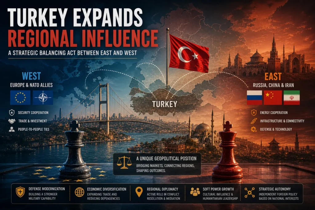 Turkey Expands Regional Influence — A Strategic Balancing Act Between East and West