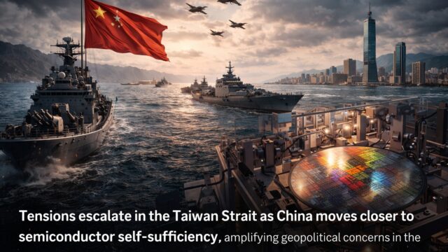 Tensions Escalate in the Taiwan Strait as China Moves Closer to Semiconductor Self-Sufficiency